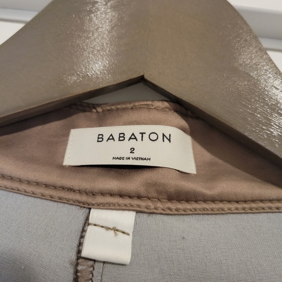 Babaton vegan leather straight pants - Picture 4 of 4